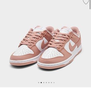 White/rose whisper Nike dunks